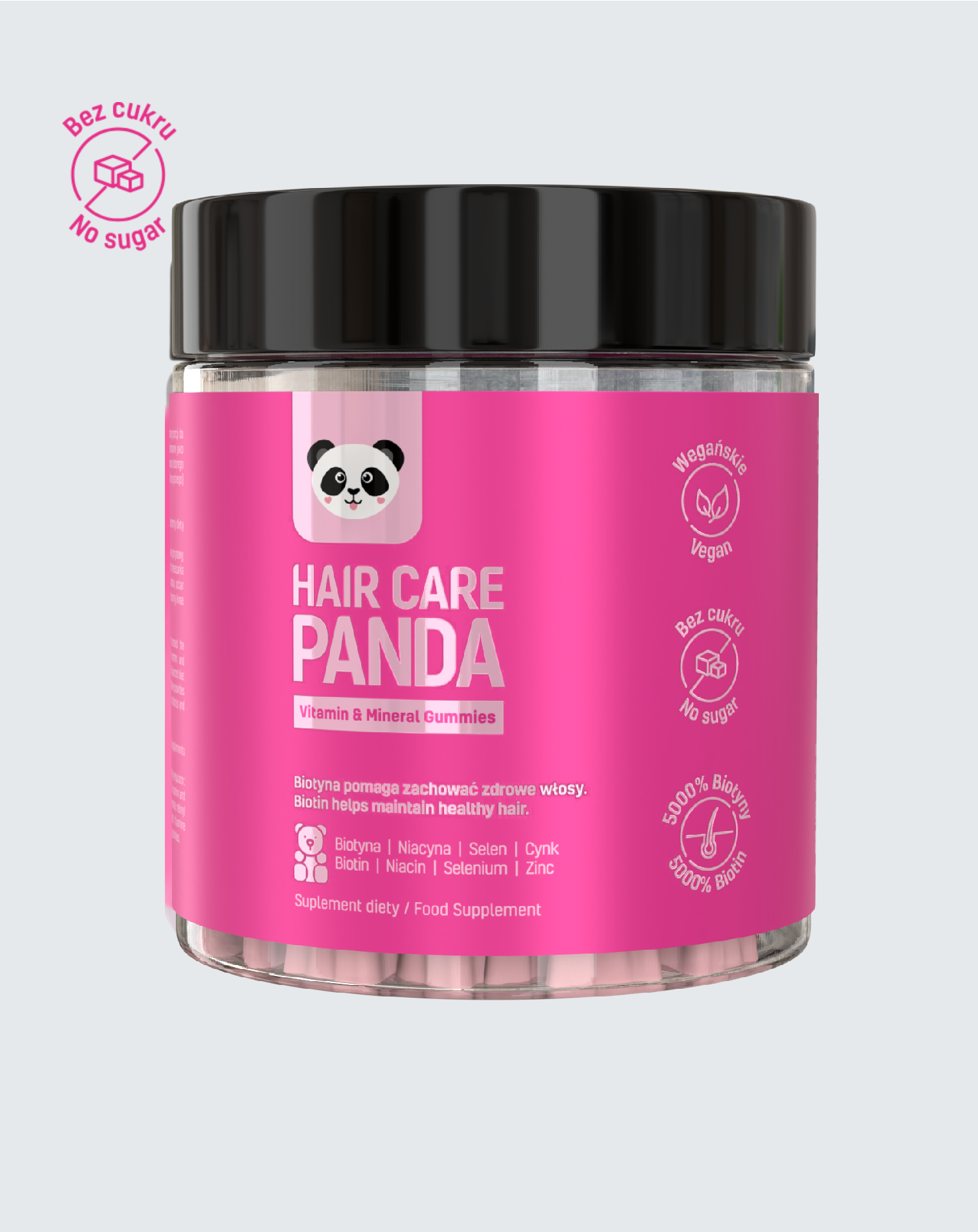 2 x Hair Care Panda Vegan Gummies