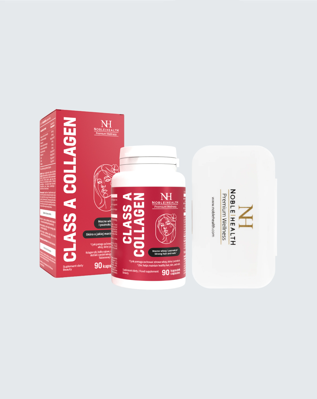 Fish Collagen Class A Collagen + Pill Box