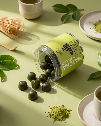 Matcha w żelkach – zielona herbata w prostszej formie