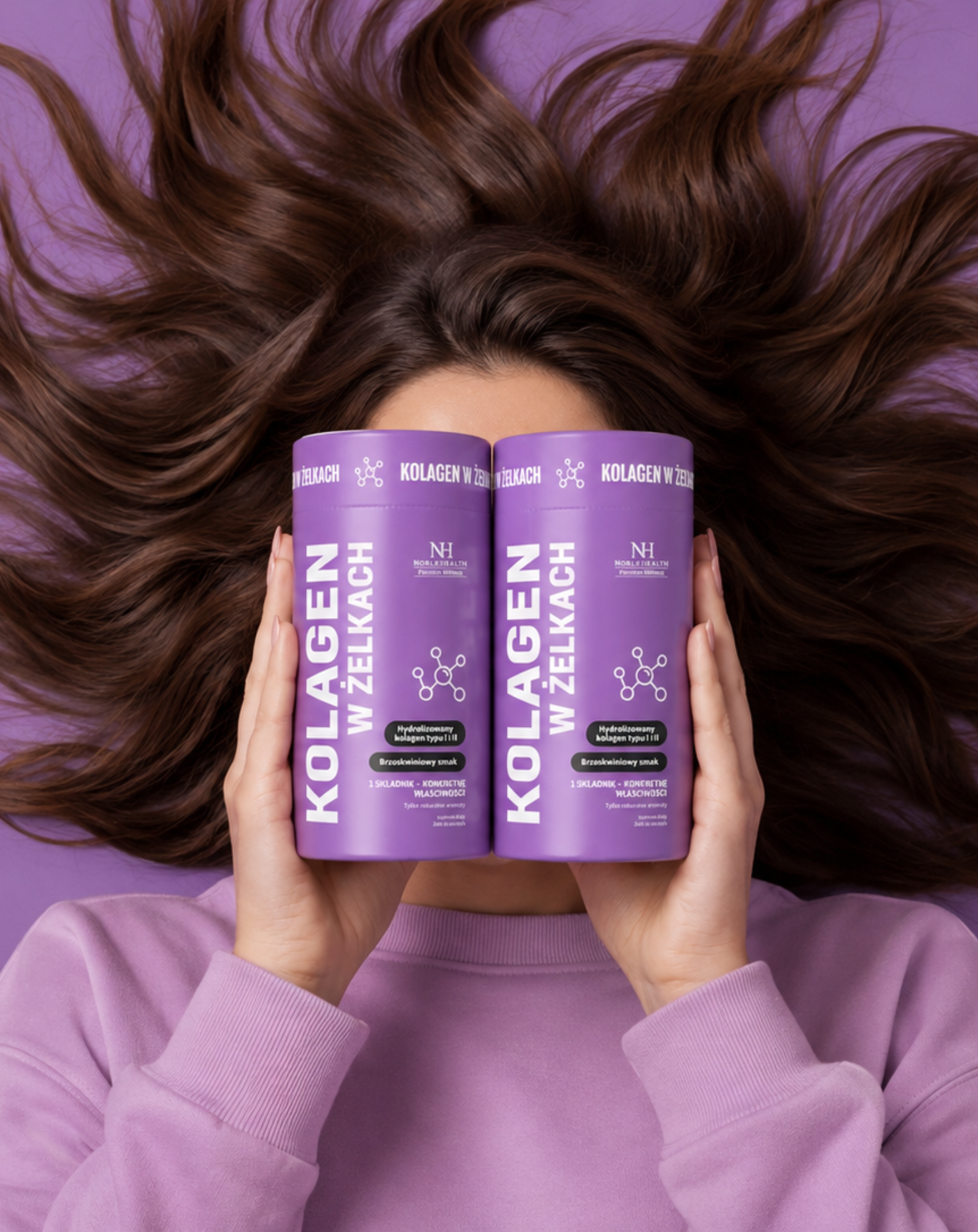 Collagen in jellies - hydrolyzed collagen type I and II