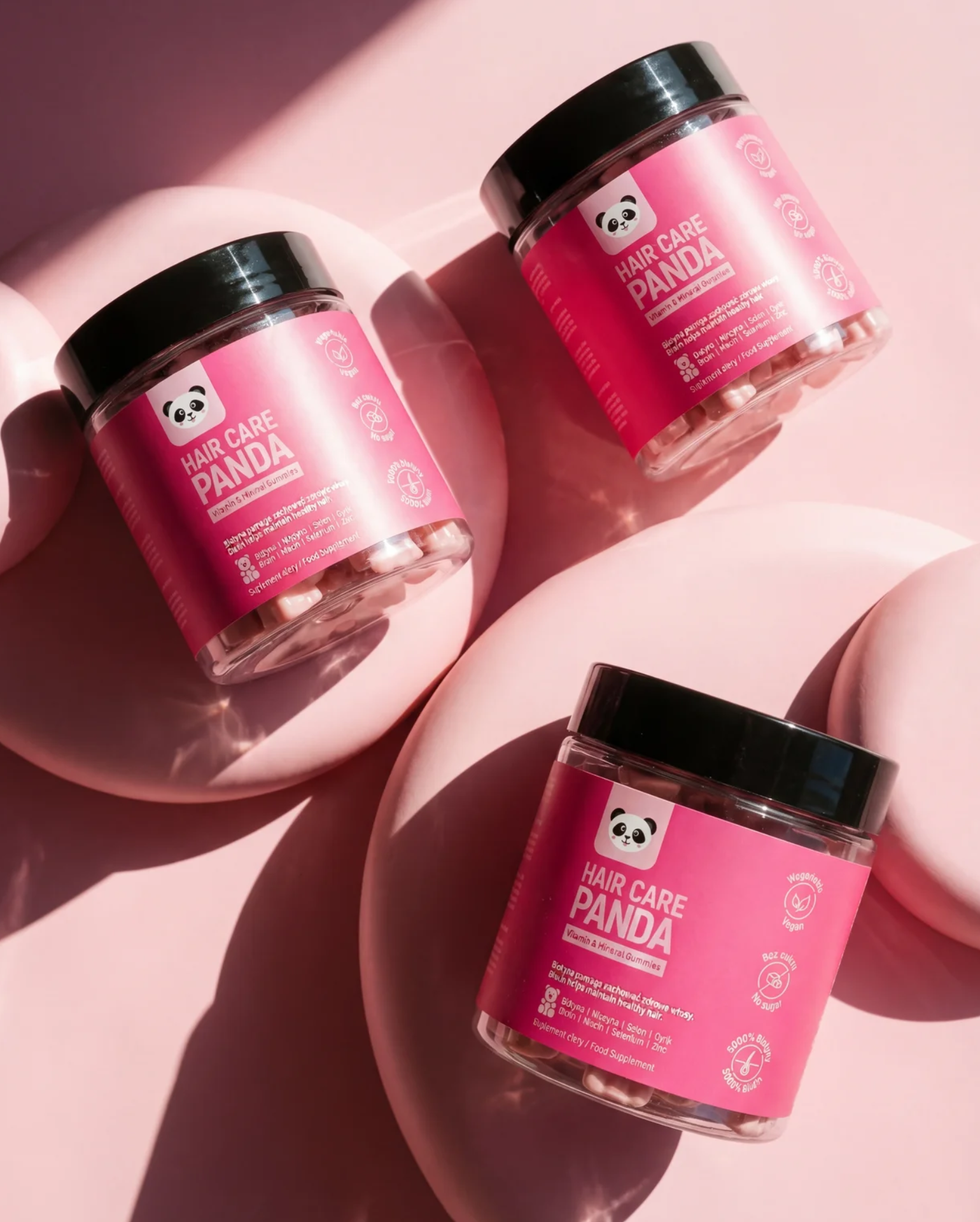 Péče o vlasy Panda Vegan Gummies