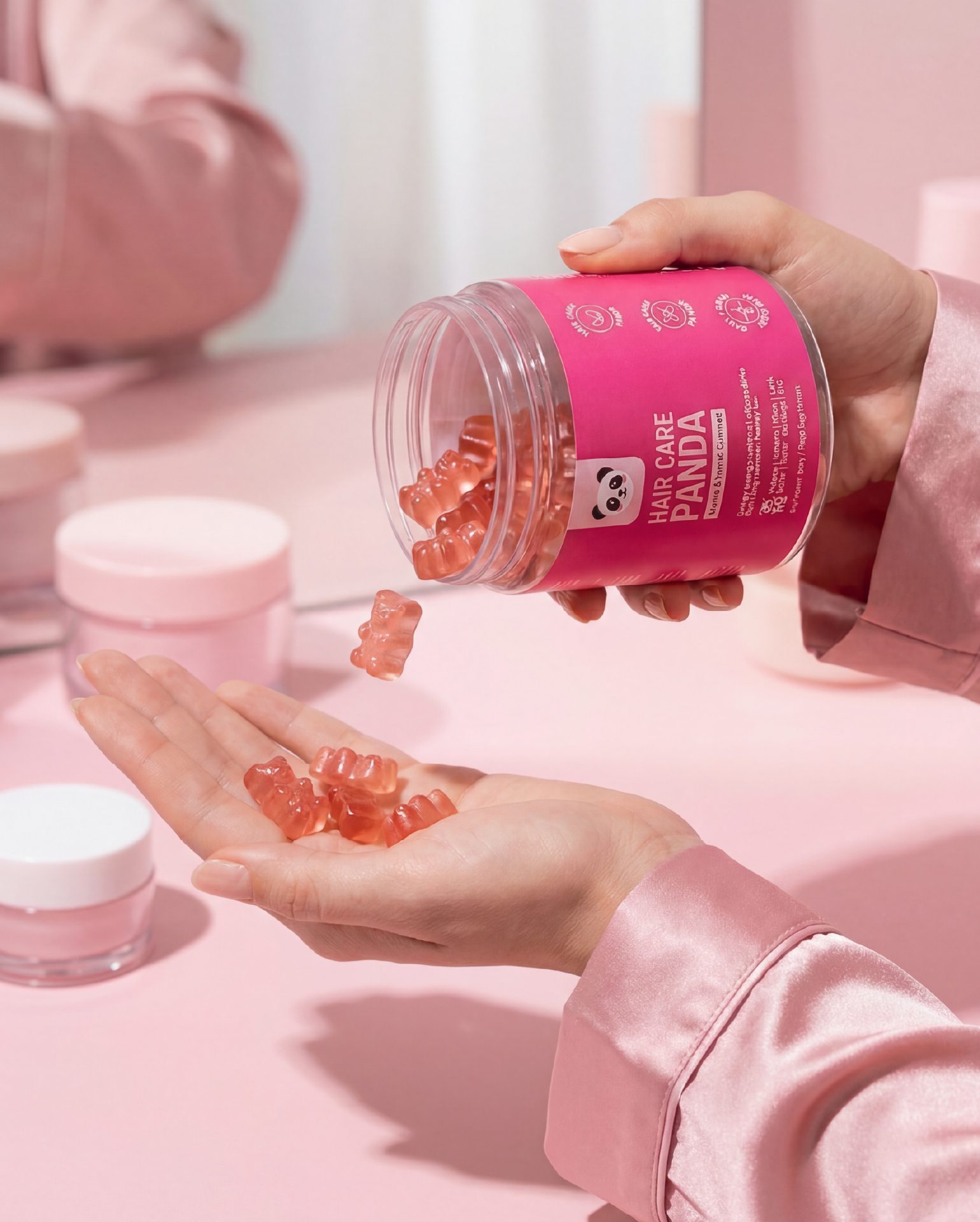 Péče o vlasy Panda Vegan Gummies